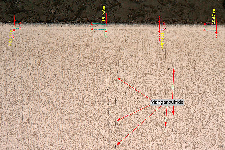 Digitalmikroskopie Mangansulfide nolazyload