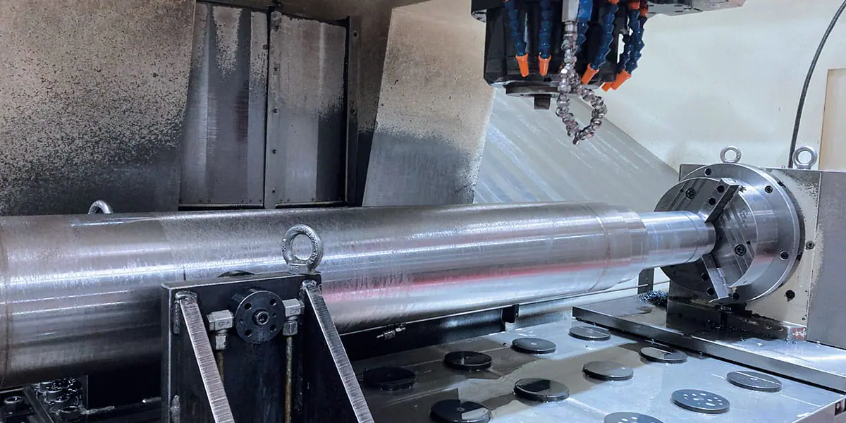 Mischwelle Fertigung auf CNC-Fäsmaschine